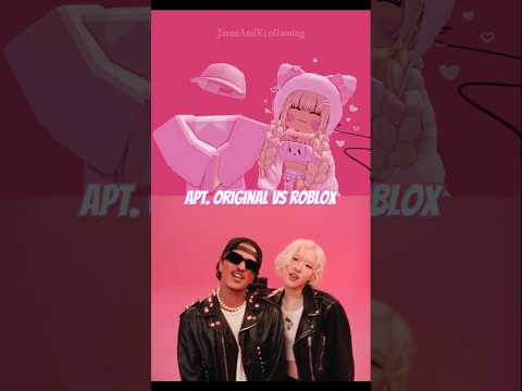 APT. Original vs Roblox | TOBA Craps & Rozz #roblox #apt #tobacraps