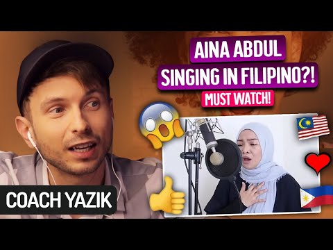 YAZIK reacts to PANGAKO SA YO - Aina Abdul