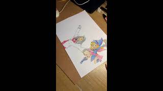 Cartoon Art Drawing (Draw with me) YuGiOh