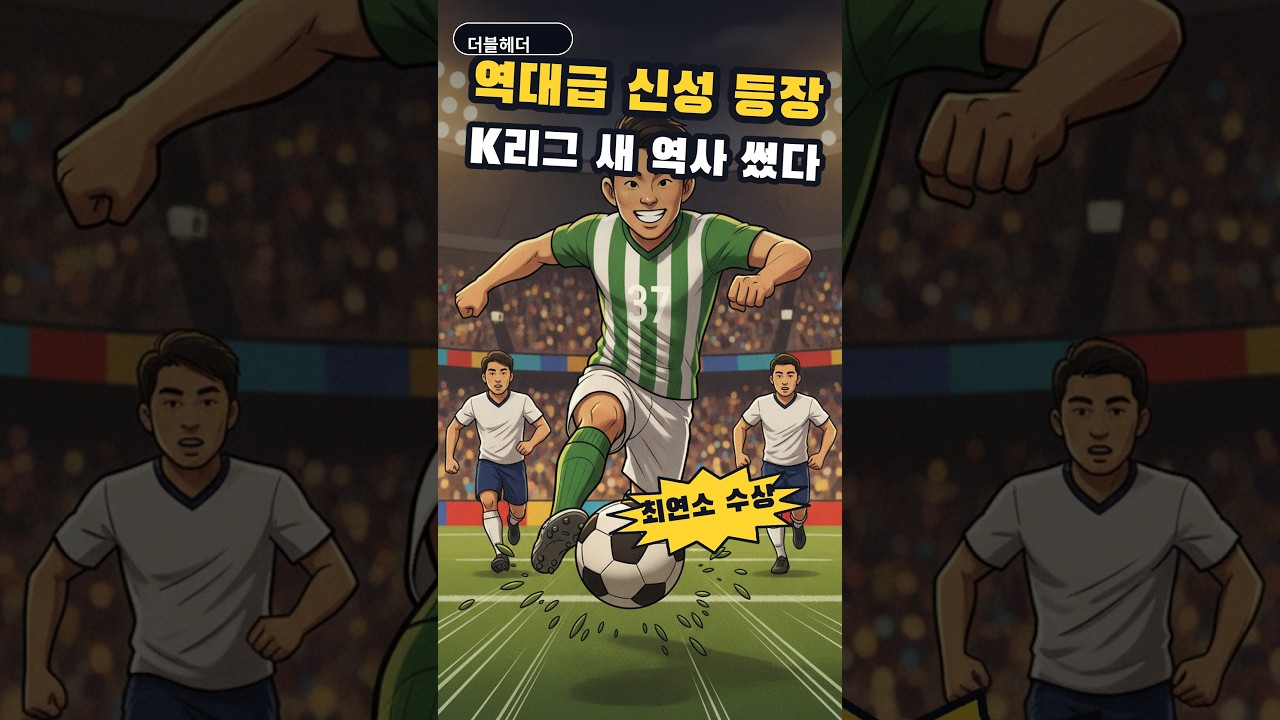 김예건 최연소 이달의 골! K리그 새 역사를 쓰다 #shorts