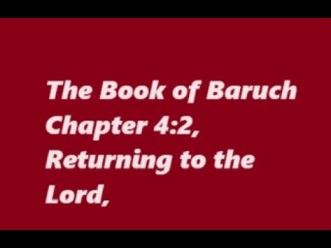 Baruch 4: The Book of Baruch, Catholic Bible Study, Fr. Tim Peters