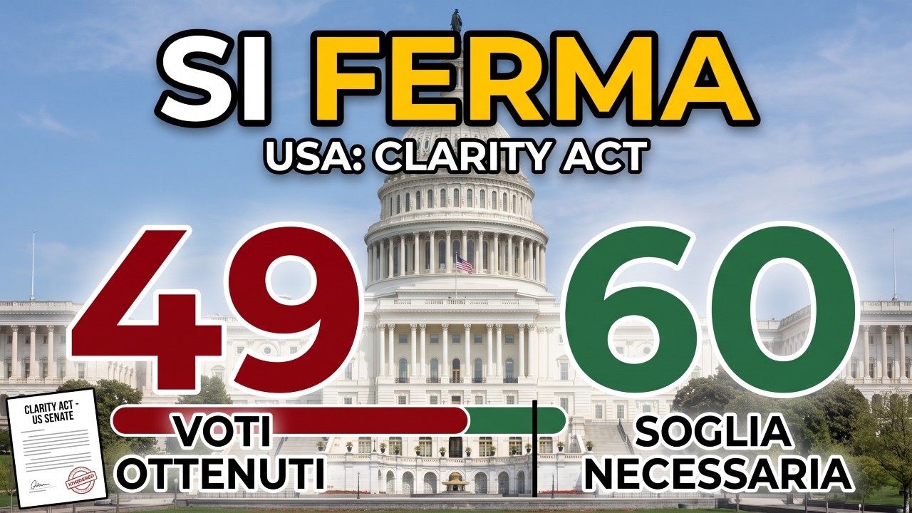 49-50: il Senato blocca il CLARITY Act