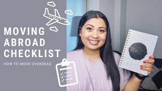 MOVING ABROAD CHECKLIST & HOW TO MOVE OVERSEAS | An American Living Abroad | AllAboutAnika