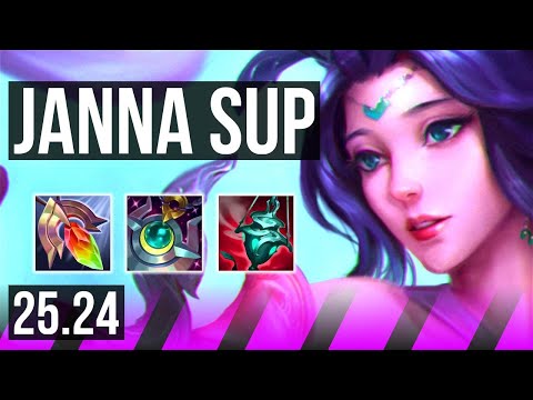 JANNA & Aphelios vs PANTHEON & Miss Fortune (SUP) | Good KDA: 7/1/19 | KR Challenger | 25.24