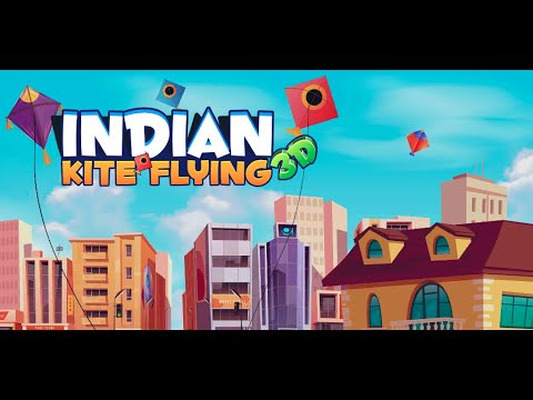 Indian Kite Flying 3D video