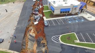 Huge hole in Mississippi swallowed dozen cars at Mississippi