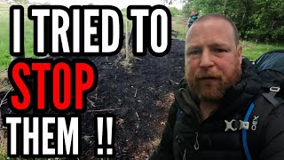 Woodland camping with ( IDIOTS ) !!!