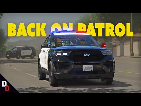 Back on Patrol in Hollywood (GTA 5 LSPDFR Mod)