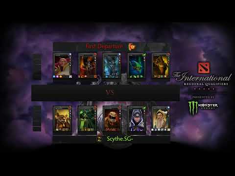 Scythe Gaming vs First Departure - The International 4 Dota 2 Qualifiers - @TobiWanDota @WagaGaming
