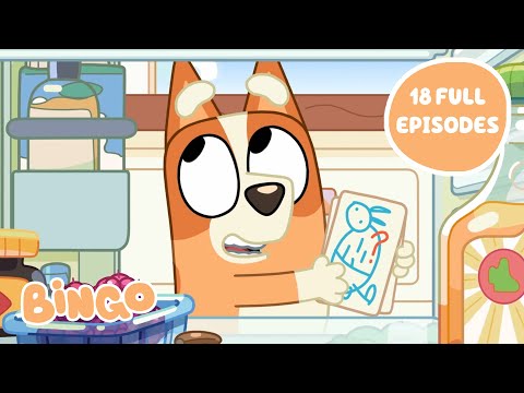 Best of Bingo! 🤩 🧡 | 2 HOURS | Bluey Series 1, 2, & 3 FULL EPISODES 🧡 | Bingo - Official Channel