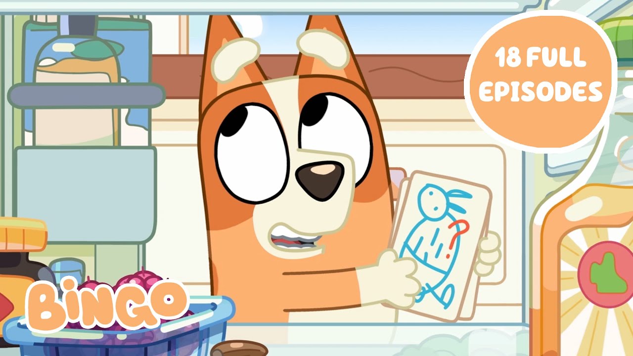 Best of Bingo! 🤩 🧡 | 2 HOURS | Bluey Series 1, 2, & 3 FULL EPISODES 🧡 | Bingo - Official Channel