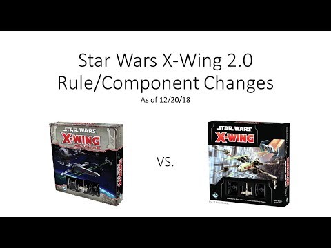 DGA Overviews: X-Wing 1.0 vs X-Wing 2.0 - Rule / Component Changes