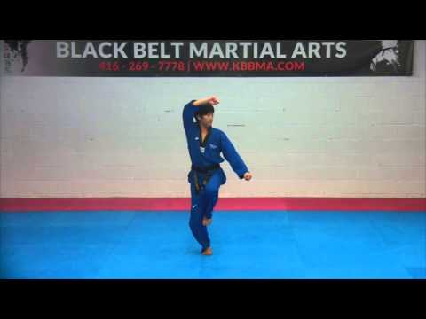 2nd Dan Black Belt Poomsae -Gumkang- - Taekwondo