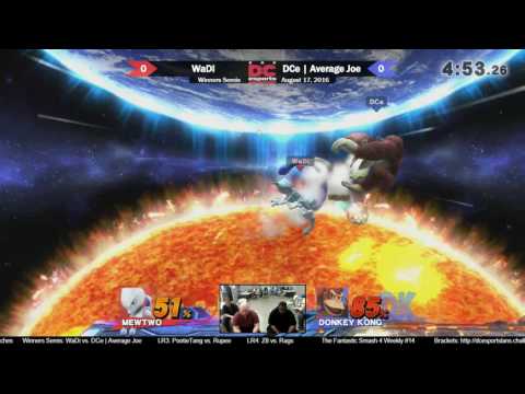 Fantastic Weekly #14 - WS - WaDi () vs. DCe | Average Joe ()