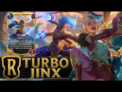 TURBO JINX IS INSANE !!! - Nilah & Jinx Deck - Legends of Runeterra Fate's Voyage