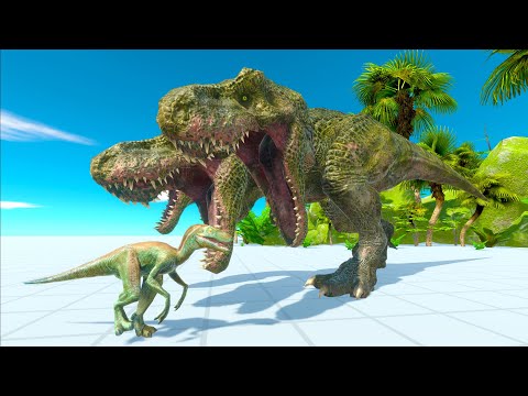 THREE HEADED T-REX vs EVERY UNIT - Animal Revolt NEW UPDATE