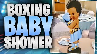 Boxing Theme Baby Shower | Boxing Party Decorations | Boxing Sport Design & Layout for Party, Event