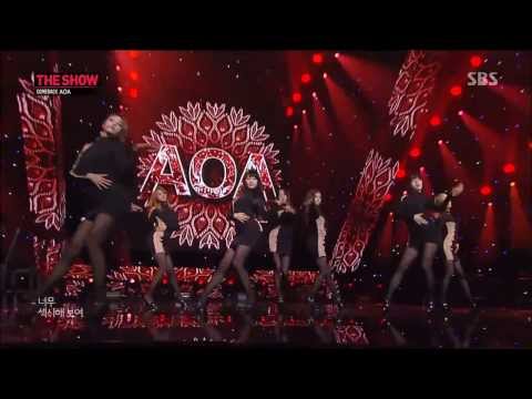 AOA Comeback Stage The Show (1/22/2014)