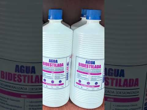venta de agua tridestilada y bidestilada boliva, la paz
