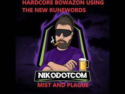 Diablo 2: Resurrected: Hardcore Bowazon guide using the new Mist runeword!