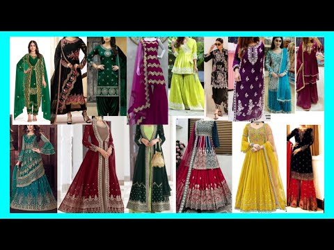 sharara suit designs/wedding sharara designs /Ladies suit designs/summer suite designs