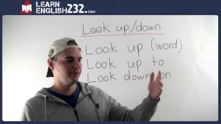 Phrasal Verbs | Lesson 6 - Look up/Look down
