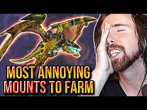 A͏s͏mongold Reacts To The 'Top 10 Most Annoying Mounts to Farm in WoW' | By Hirumaredx