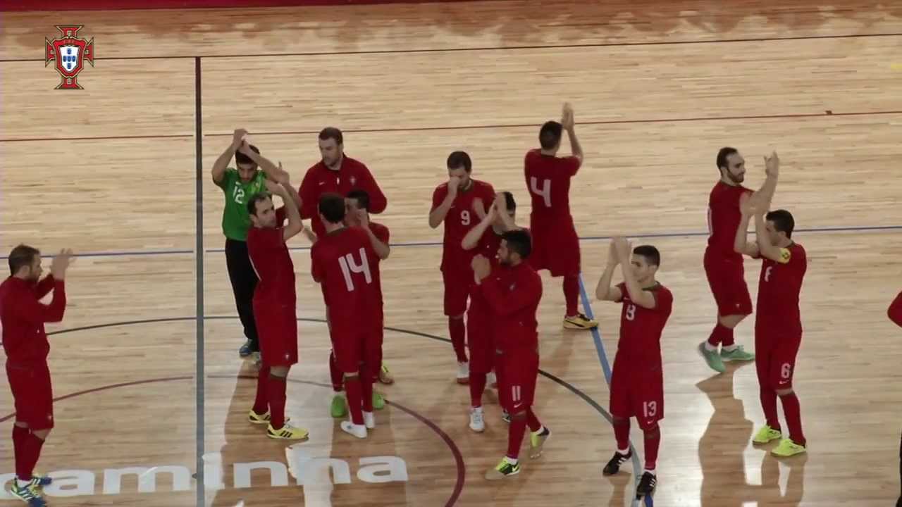 Futsal: Portugal 10-0 Suíça (07.01.2014, jogo de preparação)