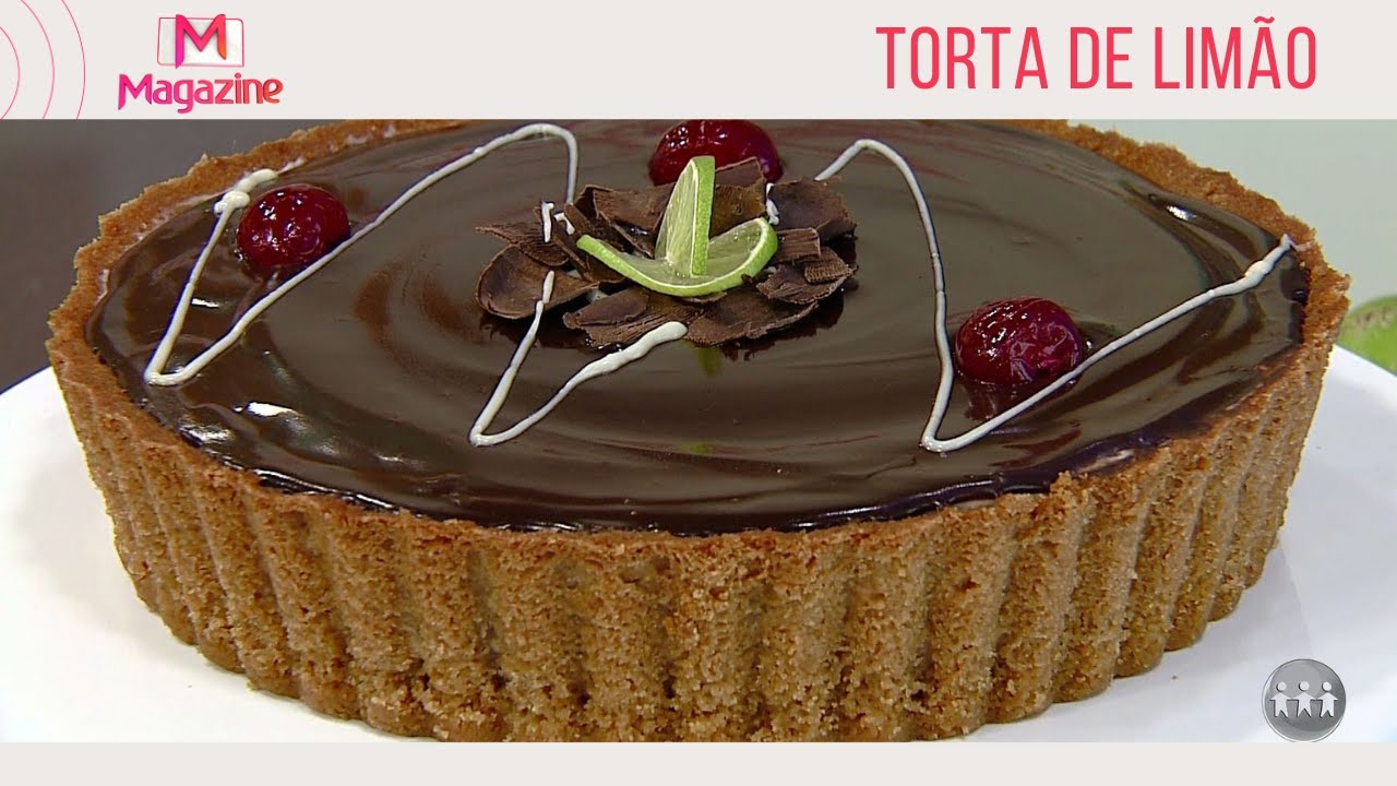 Receita: Como fazer torta de limão e ganache