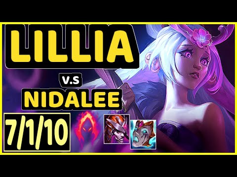 LILLIA vs NIDALEE - 7/1/10 KDA JUNGLE CHALLENGER GAMEPLAY - KR