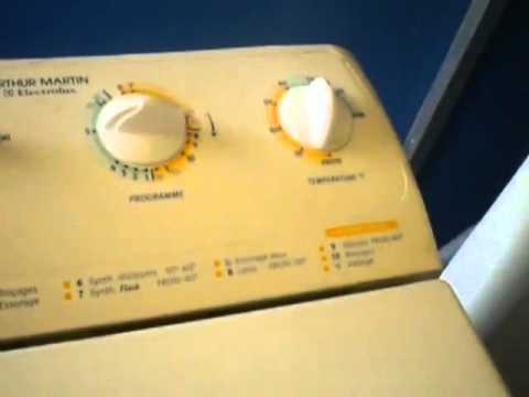 comment demonter machine a laver arthur martin electrolux