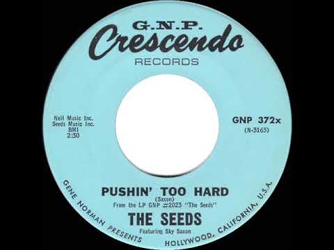 1967 HITS ARCHIVE: Pushin’ Too Hard - Seeds (mono 45)