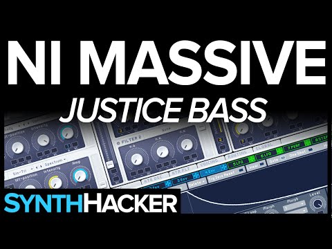 Massive Tutorial - French Electro House Bass (Justice/Lemaitre)