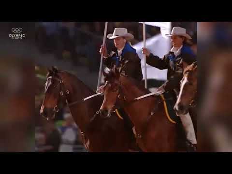2000 Sydney Olympics opening: stock horses