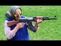 I AM TEACHING GRANDMA HOW TO USE AK 47