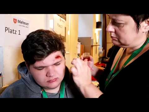 Malteser Bundeswettbewerb 2017: Realistische Unfalldarstellung