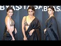Alia Bhatt Looking Beautiful In Black Saree At Sabyasachi 25 Years Fashion Celebration