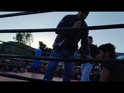 Boxeo ,en Fiestas patronales en Candelaria de la frontera.