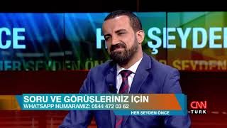 CNN TÜRK  HER ŞEYDEN ÖNCE  PROGRAMI KONUK UZ.KLİNİK REFLEKSOLOG BİLAL YALÇINER