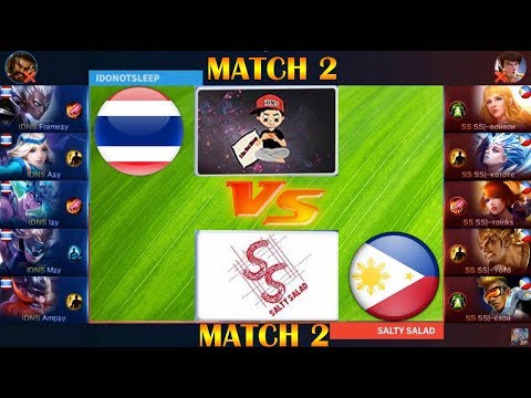 MSC Grand Final Day 3 SALTY SALAD vs IDNS Match 2 | Mobile Legends Bang Bang
