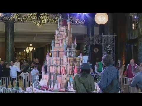 12-foot-tall edible sugar castle on display in San Francisco