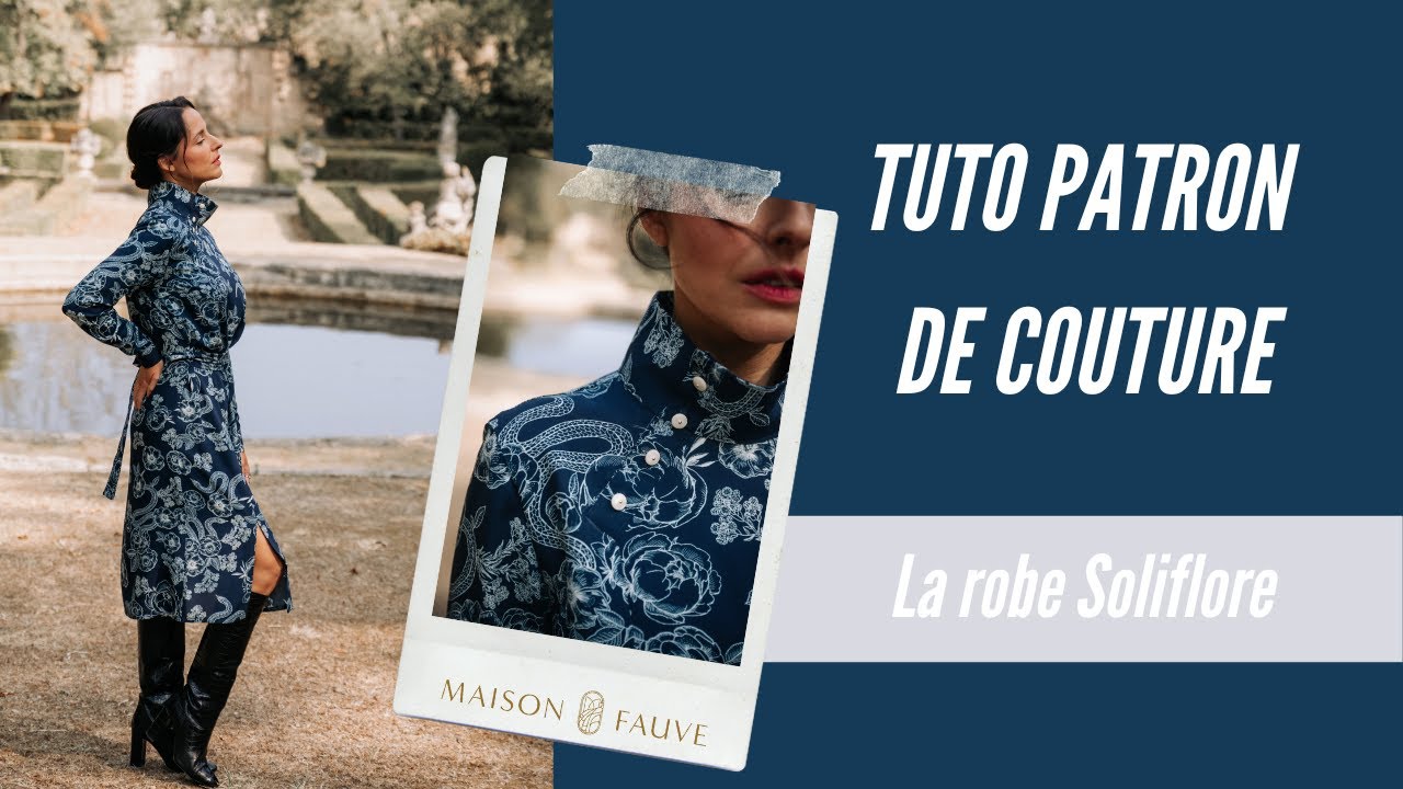 Patron couture robe, blouse Soliflore / Patron pochette