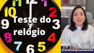 TESTE DO RELOGIO NA PRATICA