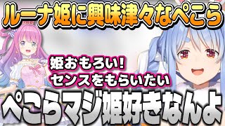 ルーナ姫との関係を語るぺこら【兎田ぺこら/姫森ルーナ/ホロライブ切り抜き】
