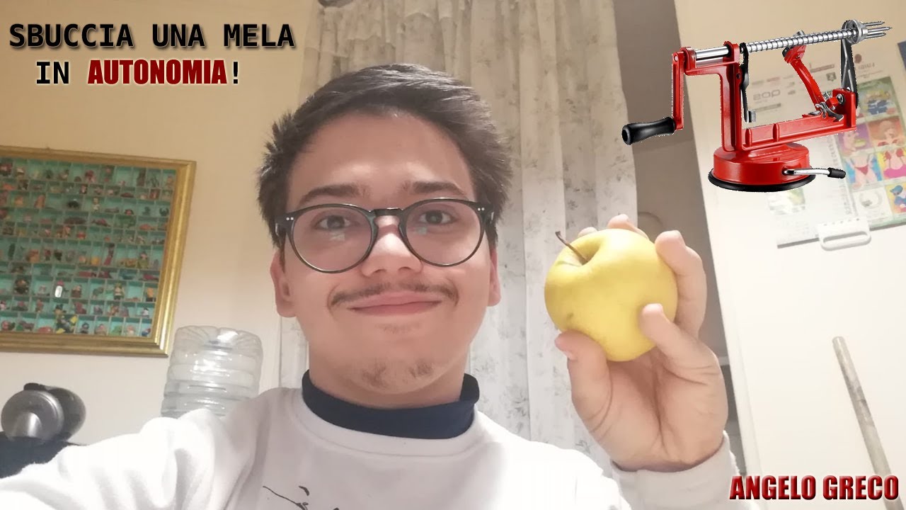 Sbucciare una mela in piena autonomia? - Si può fare!