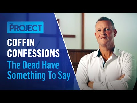 The dead have something to say, and we meet the man who is passing on the message | The Project