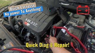2010 Buick Lacrosse - No Power To Anything! Diag & Fix!