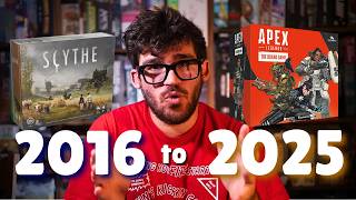 My Favorite Board Game From Every Year (2016–2025)