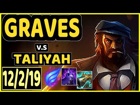 DJOKO (GRAVES) vs TALIYAH - 12/2/19 KDA JUNGLE GAMEPLAY - EUW Ranked DIAMOND