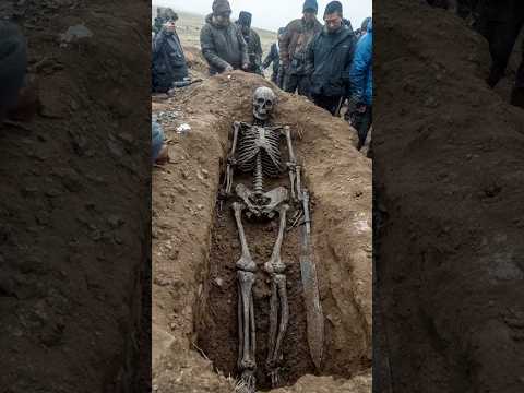 25-Foot Warrior Skeleton Found Next to Giant Sword